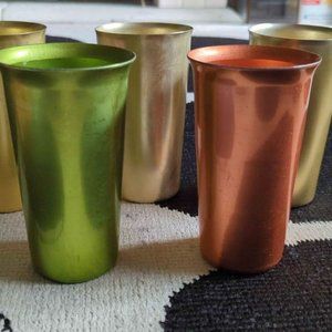Vintage Aluminum MCM Cups - Set of (5)